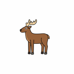 caribou vector illustration