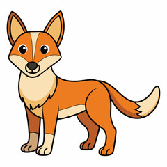 dingo cartoon vector
