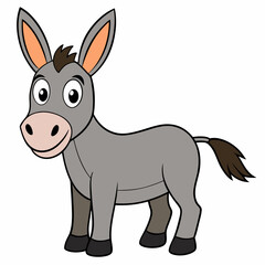 donkey cartoon illustration