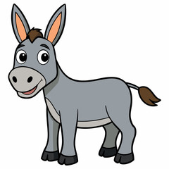 donkey cartoon illustration