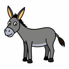 donkey cartoon illustration