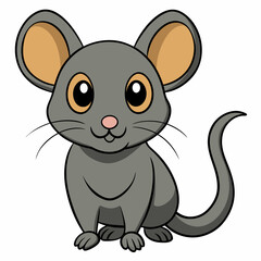dormouse cartoon vector