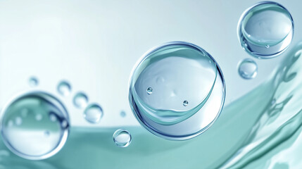 water drops on glass