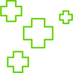 Obraz premium Medical Cross Decoration