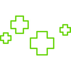 Obraz premium Medical Cross Decoration