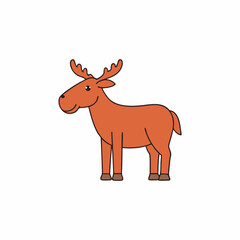 moose vector illustration
