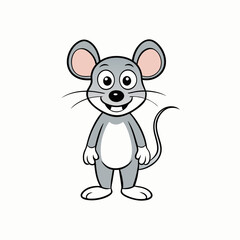 vector illustration of a mouse 