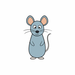 vector illustration of a mouse 