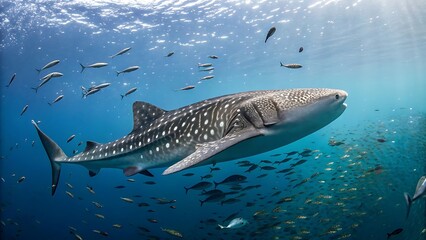 Naklejka premium great white shark