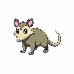 possum vector illustration