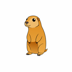 prairie dog vector illustration