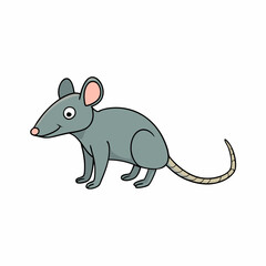 rat cartoon vector
