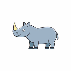 rhinoceros vector illustration