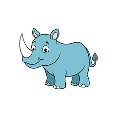 rhinoceros vector illustration