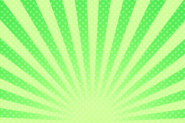 集中線　効果線　素材　グリーン　イベント　行楽　おしゃれ　ポップ　爽やか　ナチュラル　キラキラ　サンバースト　抽象的　キャンペーン　見出し　タイトル　Green concentration line,effect
