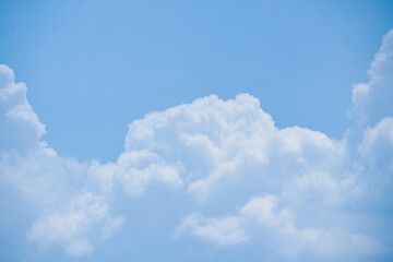 beautiful blue sky with clouds background. Sky clouds.Sky with clouds weather nature cloud blue.