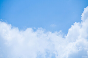 beautiful blue sky with clouds background. Sky clouds.Sky with clouds weather nature cloud blue.