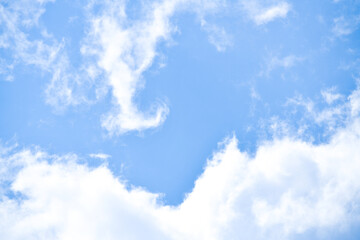 beautiful blue sky with clouds background. Sky clouds.Sky with clouds weather nature cloud blue.