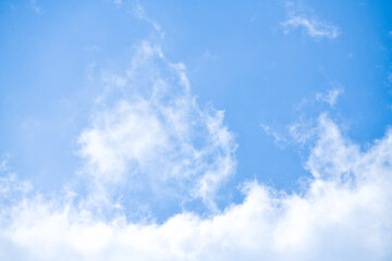 beautiful blue sky with clouds background. Sky clouds.Sky with clouds weather nature cloud blue.