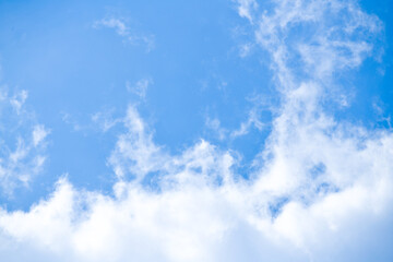 beautiful blue sky with clouds background. Sky clouds.Sky with clouds weather nature cloud blue.