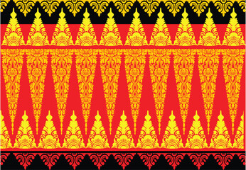 Indonesian geometric batik motifs with Balinese flower patterns, exclusive and classic, are suitable for various purposes. EPS VECTOR 10