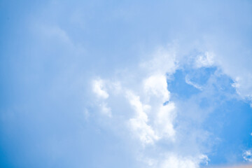 beautiful blue sky with clouds background.Sky clouds.Sky with clouds weather nature cloud blue.