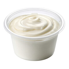 Food Lower Blood Pressure Creamy sauce in a plastic container, ready for use.