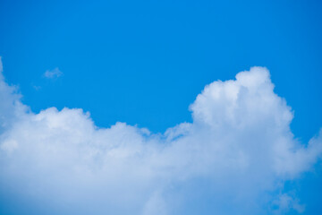 Obraz premium beautiful blue sky with clouds background.Sky clouds.Sky with clouds weather nature cloud blue.