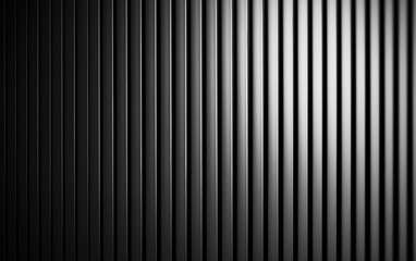 A monochrome image featuring a textured metal surface with distinct vertical lines.