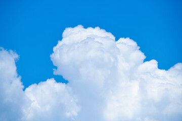 Naklejka premium beautiful blue sky with clouds background.Sky clouds.Sky with clouds weather nature cloud blue.