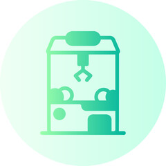 claw machine gradient icon