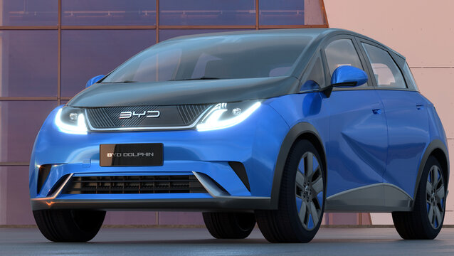 BYD Dolphin is a small but essentially compact electric car from China.