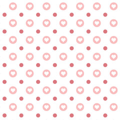 seamless pattern with hearts