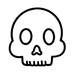 Skull icon illustration