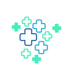 Obraz premium Medical Symbol Decoration