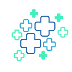 Obraz premium Medical Symbol Decoration