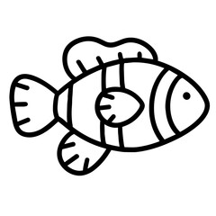 fish icon illustration
