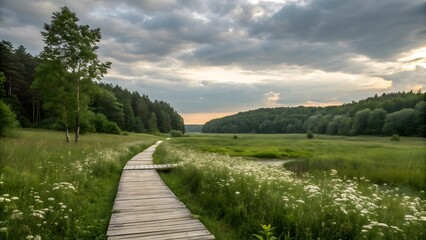 Fresh View of Green Land