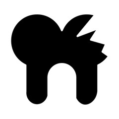 tooth.cavity glyph icon