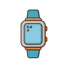 vector illustration of a smartwatch