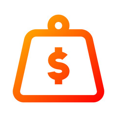 Debt Icon. Debt, Loan, Credit, Liability, Obligation, Borrowing, Interest, Installment. Vector Icon Illustration