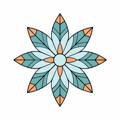 vector illustration of a mandala