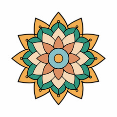 vector illustration of a mandala