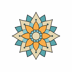 vector illustration of a mandala