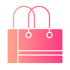 paper bag gradient icon