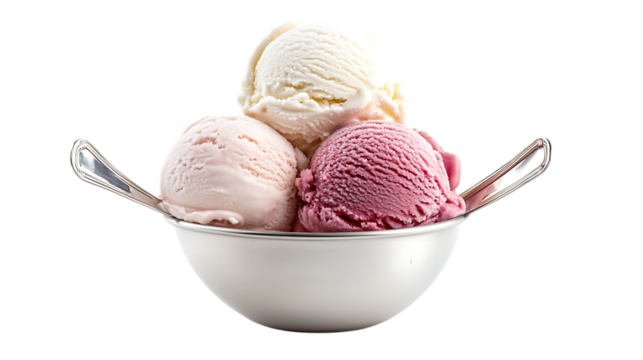  Ice cream double triple scoop PNG Image