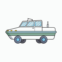 amphibious vector illustration