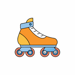 rollerblades on white