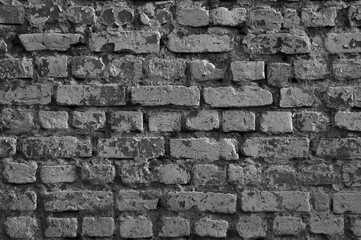 gray background, photo shows brick wall texture