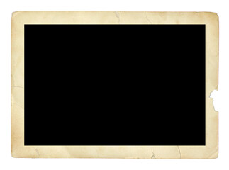 photo frame card isolated on the white backgrounds